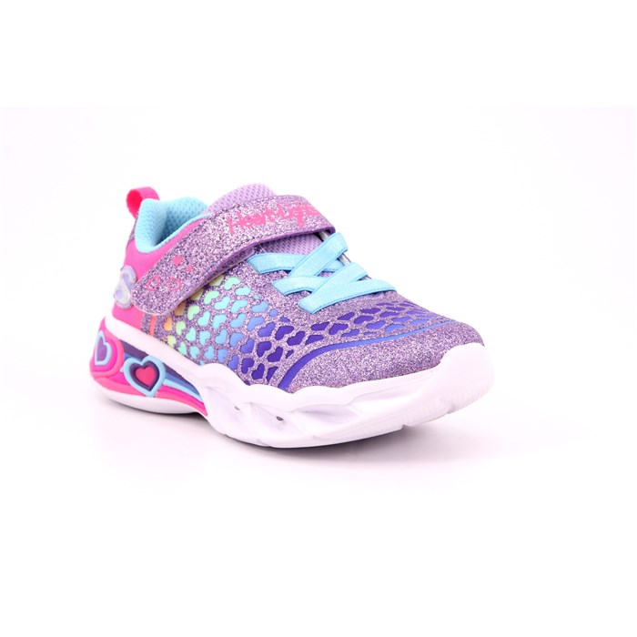 Scarpa Strappi + Elastico Skechers Bambina Lilla  Scarpe 245 - 302312N