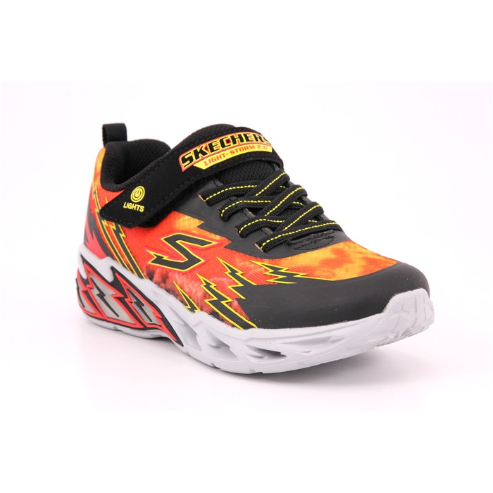 Scarpa Strappi + Elastico Skechers Bambino Rosso  Scarpe 246 - 400150L