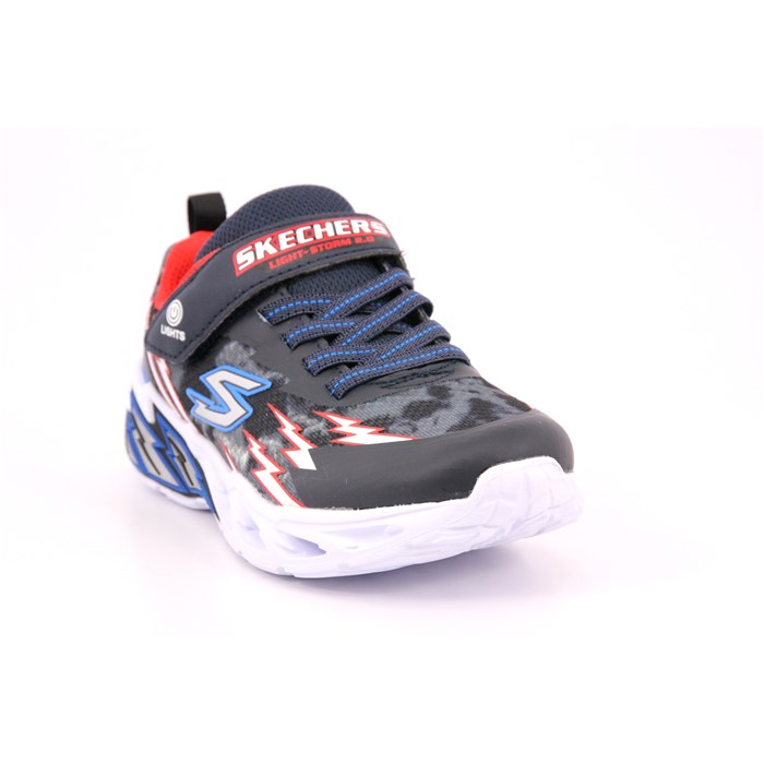 Scarpa Strappi + Elastico Skechers Bambino Blu  Scarpe 247 - 400150L
