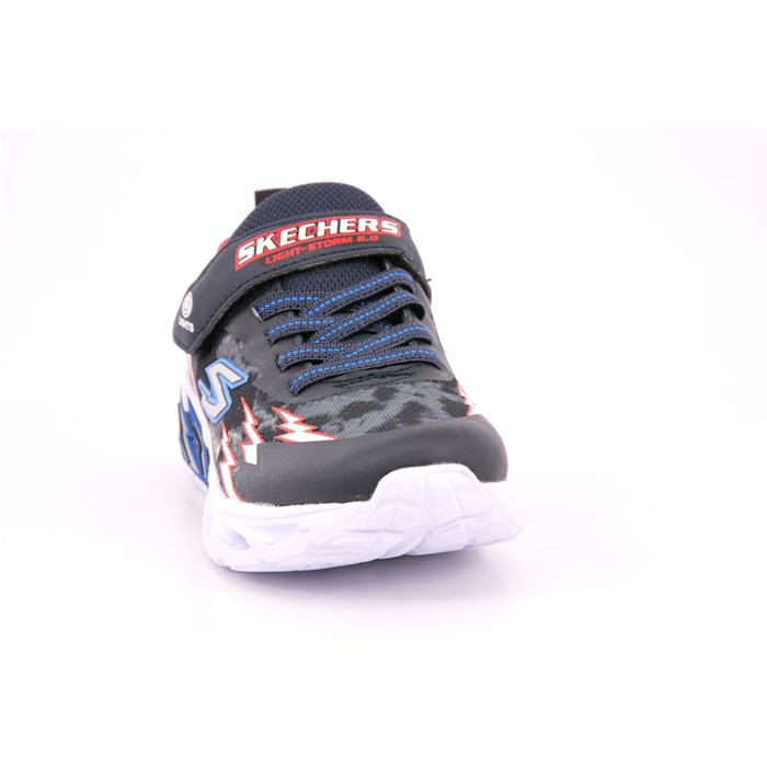Scarpa Strappi + Elastico Skechers Bambino Blu  Scarpe 247 - 400150L
