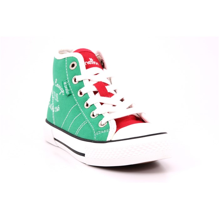 Scarpa Allacciata Benetton Bambino Verde  Scarpe 9 - BTK310410