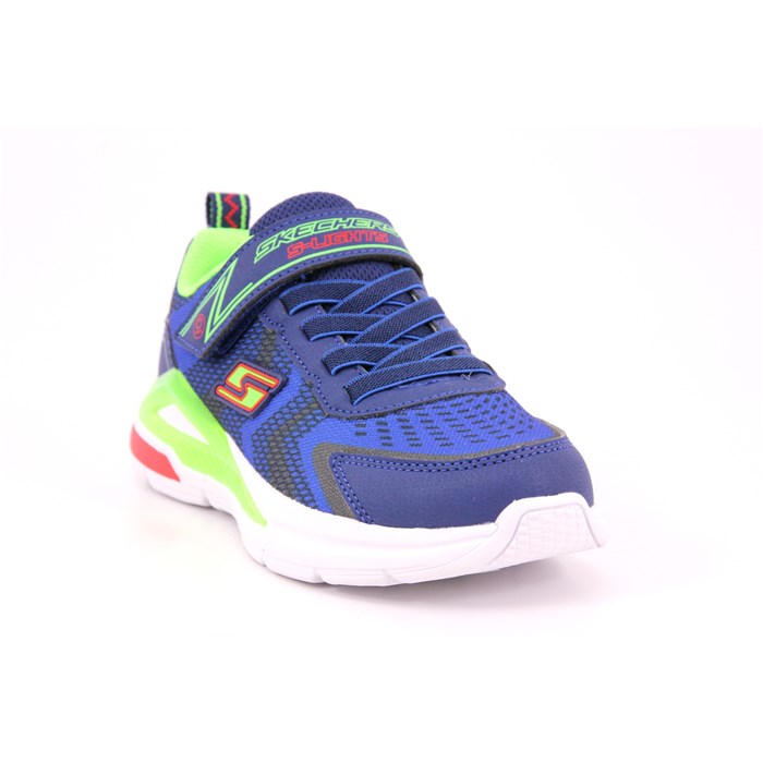 Scarpa Strappi + Elastico Skechers Bambino Blu  Scarpe 255 - 401660L