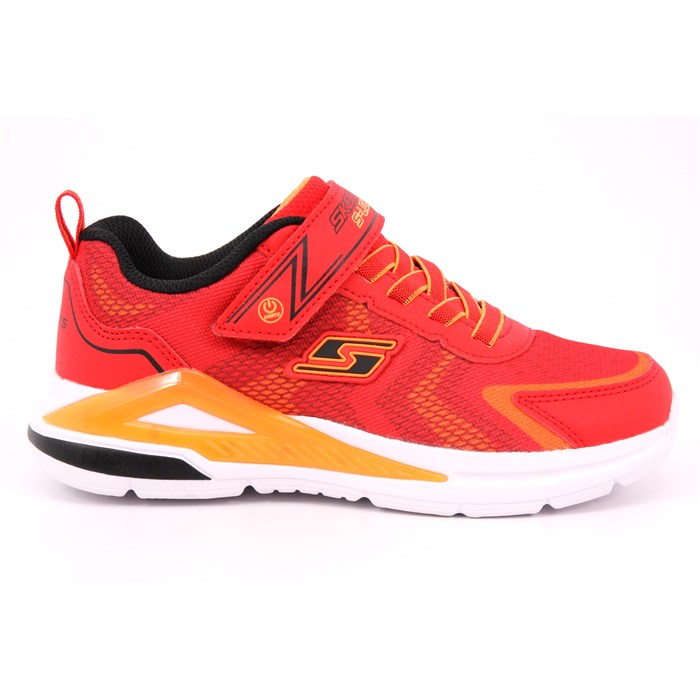 Scarpa Strappi + Elastico Skechers Bambino Rosso  Scarpe 256 - 401660L