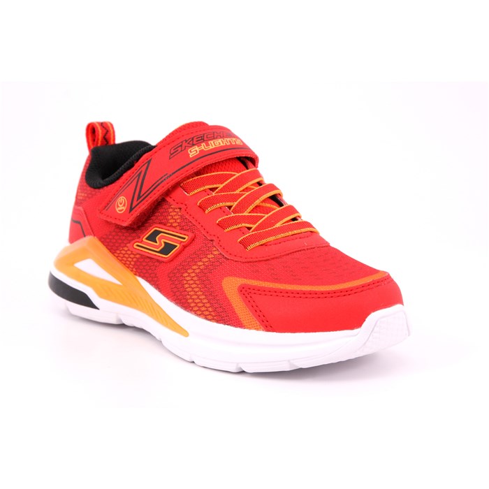 Scarpa Strappi + Elastico Skechers Bambino Rosso  Scarpe 256 - 401660L