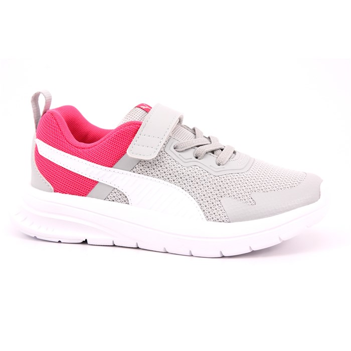 Scarpa Strappi + Elastico Puma Bambina Grigio  Scarpe 1159 - 386239-08