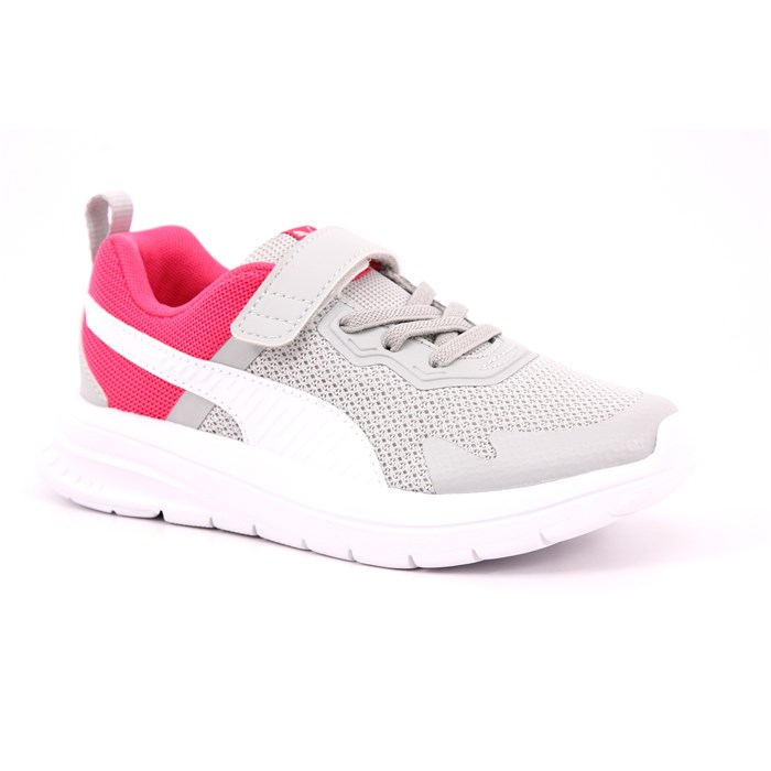 Scarpa Strappi + Elastico Puma Bambina Grigio  Scarpe 1159 - 386239-08