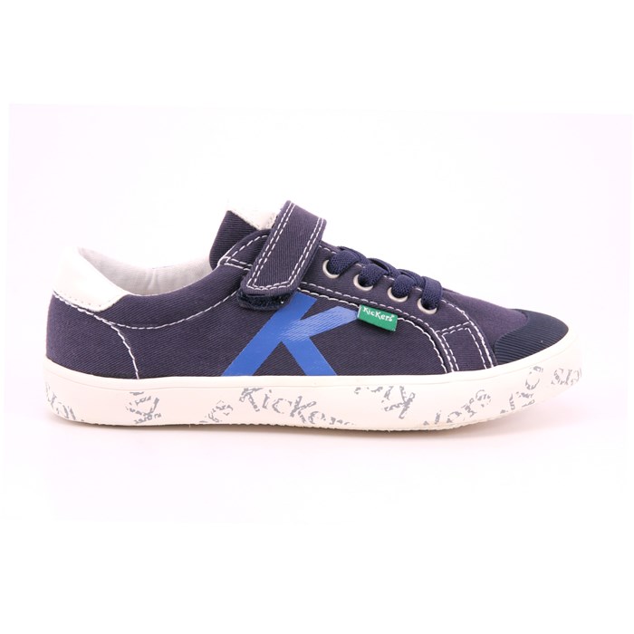 Scarpa Strappi + Elastico Kickers Bambino Blu  Scarpe 49 - 694557-30