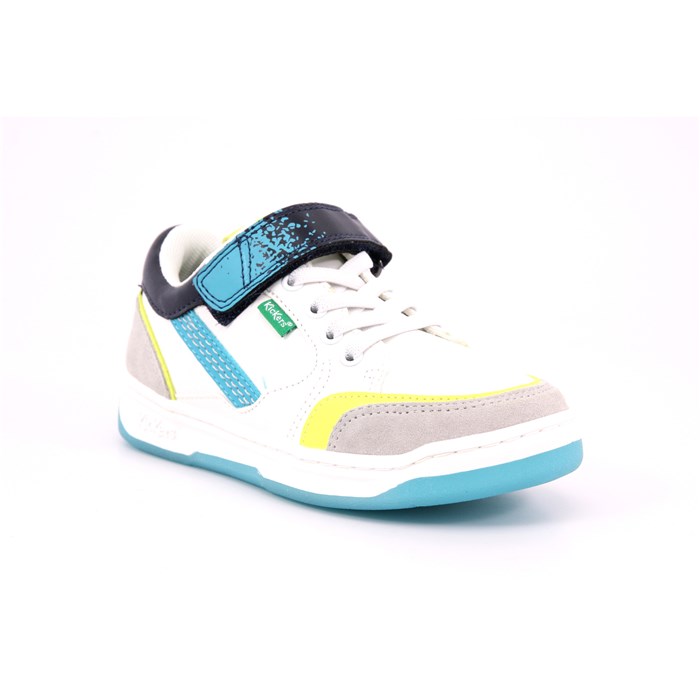 Scarpa Strappi + Elastico Kickers Bambino Bianco  Scarpe 52 - 928540-30