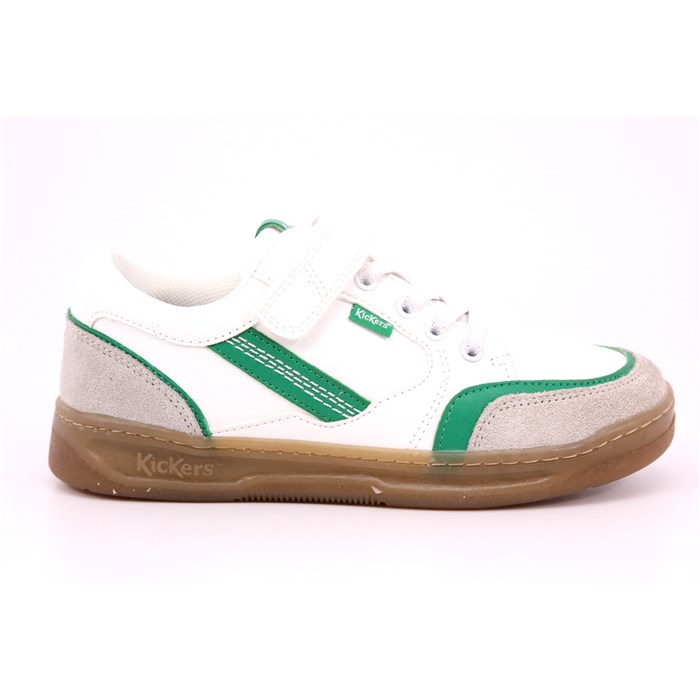 Scarpa Strappi + Elastico Kickers Bambino Bianco Scarpa Strappi + Elastico Kickers Bambino Bianco Scarpe 53 - 928541-30