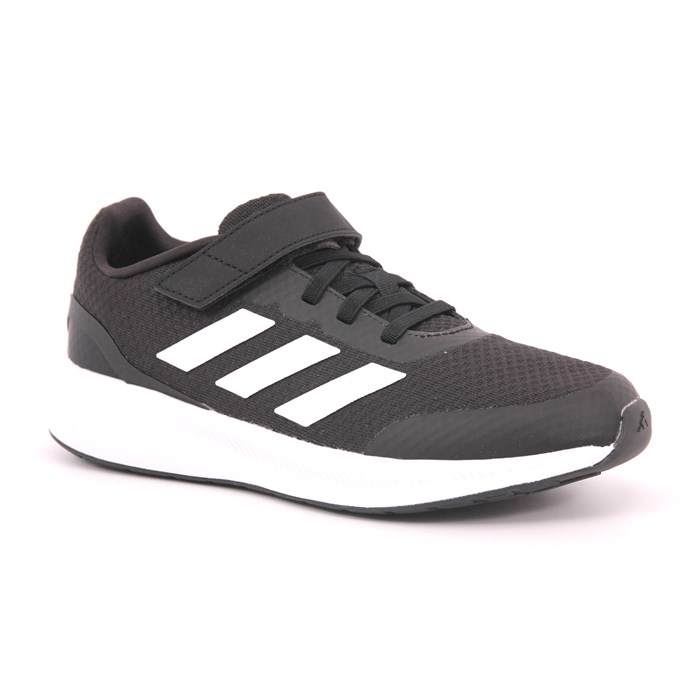 Scarpa Strappi + Elastico Adidas Bambino Nero  Scarpe 1159 - HP5867