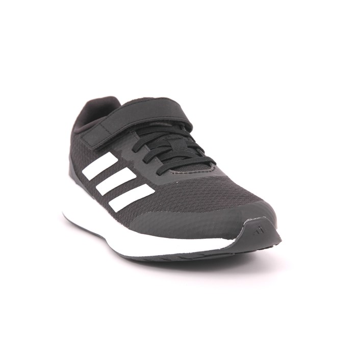 Scarpa Strappi + Elastico Adidas Bambino Nero  Scarpe 1159 - HP5867