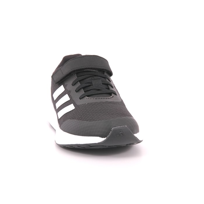 Scarpa Strappi + Elastico Adidas Bambino Nero  Scarpe 1159 - HP5867