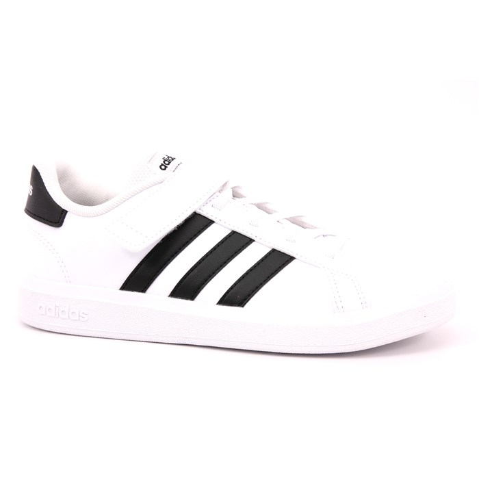 Scarpa Strappi + Elastico Adidas Bambino Bianco  Scarpe 1163 - GW6521