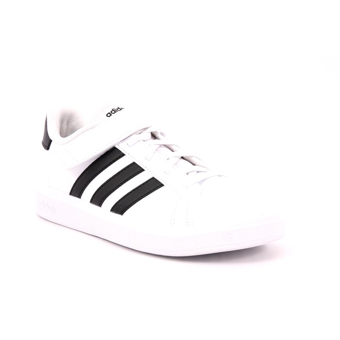 Scarpa Strappi + Elastico Adidas Bambino Bianco  Scarpe 1163 - GW6521