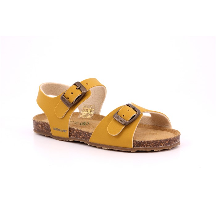 Sandalo Grunland Bambino Giallo Ocra  Scarpe 589 - SB0413