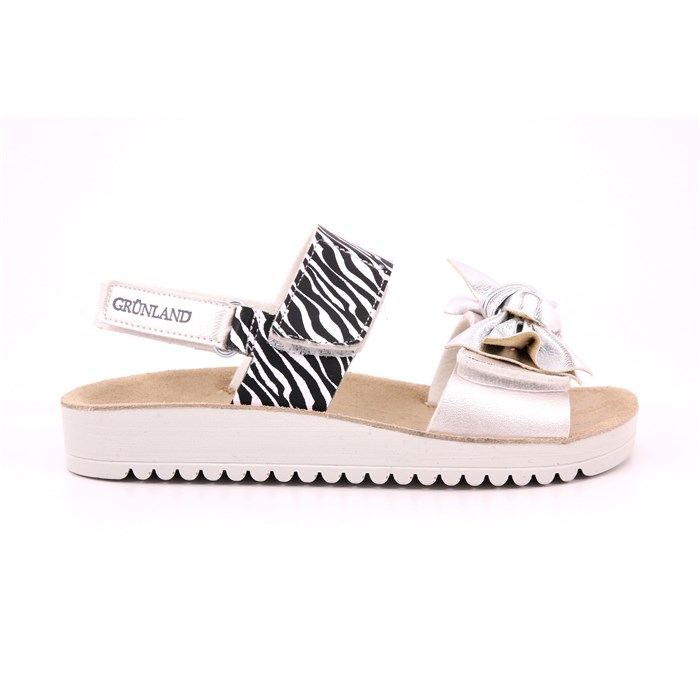Sandalo Grunland Bambina Argento Sandalo Grunland Bambina Argento Scarpe 604 - SB2437