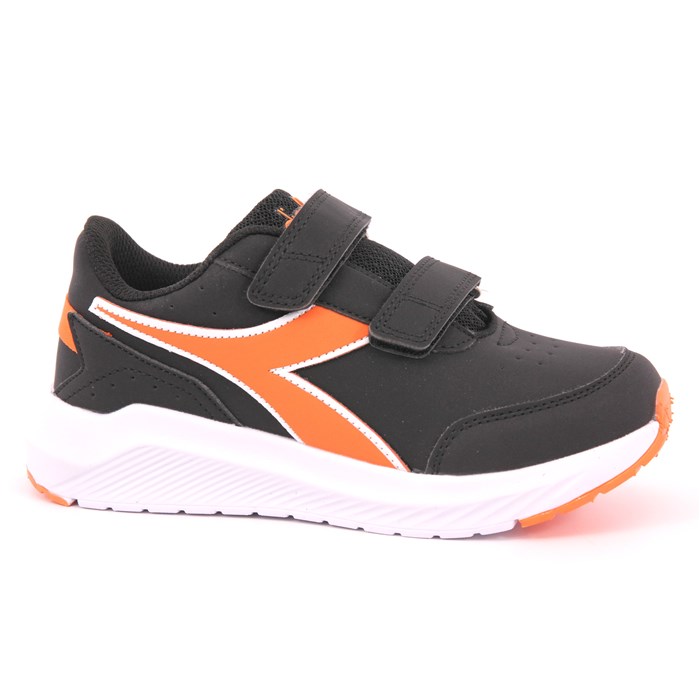 Scarpa Strappi + Elastico Diadora Bambino Nero  Scarpe 450 - 101.179549