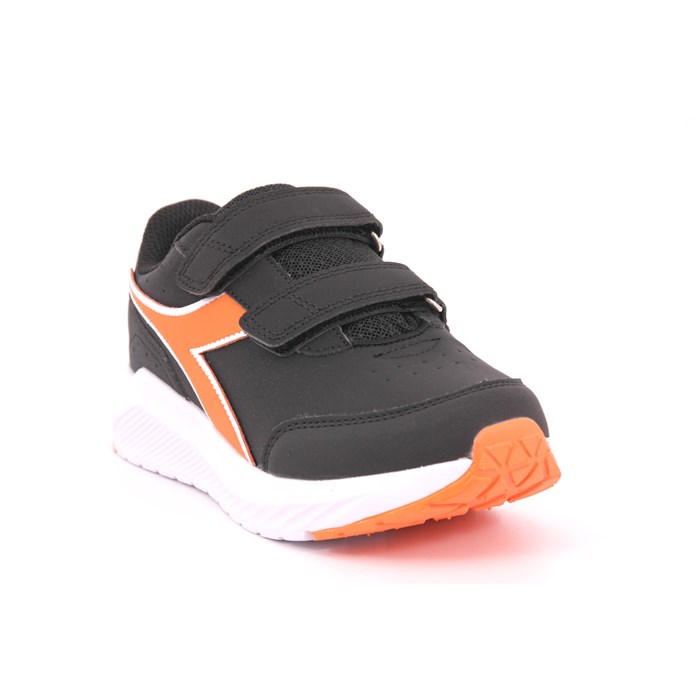 Scarpa Strappi + Elastico Diadora Bambino Nero  Scarpe 450 - 101.179549