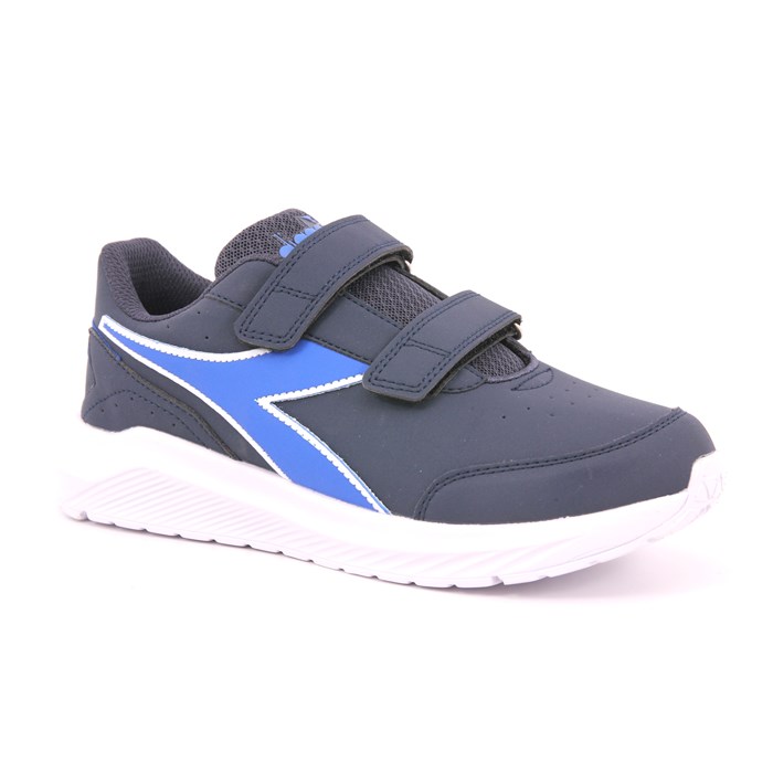 Scarpa Strappi + Elastico Diadora Bambino Blu  Scarpe 452 - 101.179549