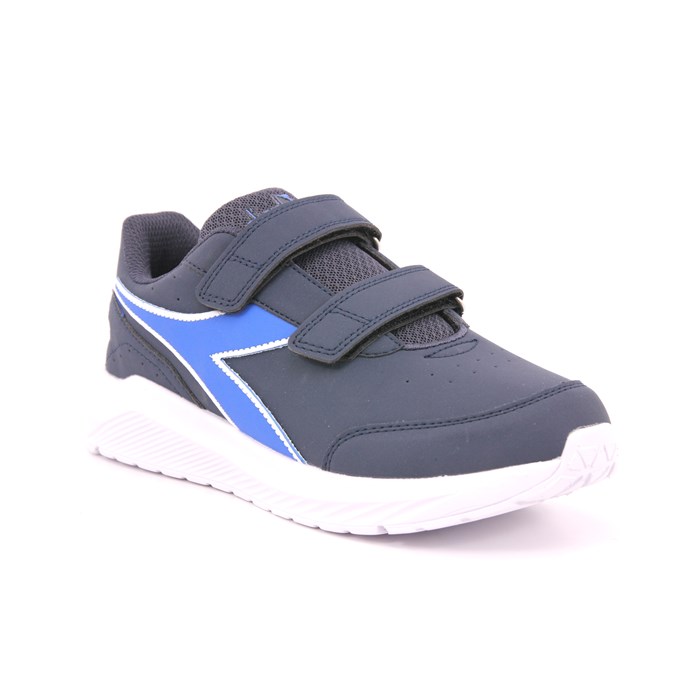 Scarpa Strappi + Elastico Diadora Bambino Blu  Scarpe 452 - 101.179549