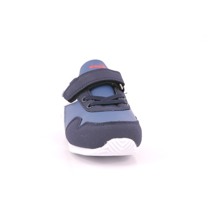 Scarpa Strappi + Elastico Diadora Bambino Blu  Scarpe 455 - 101.179735