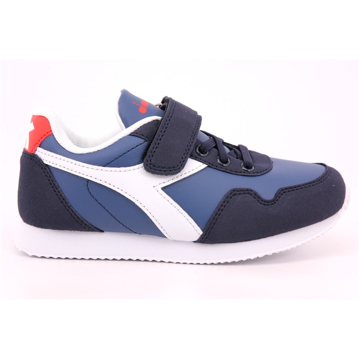 Scarpa Strappi + Elastico Diadora Bambino Blu  Scarpe 457 - 101.179734