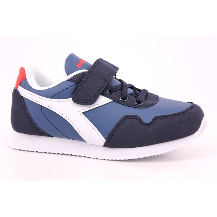 Scarpa Strappi + Elastico Diadora Bambino Blu  Scarpe 457 - 101.179734