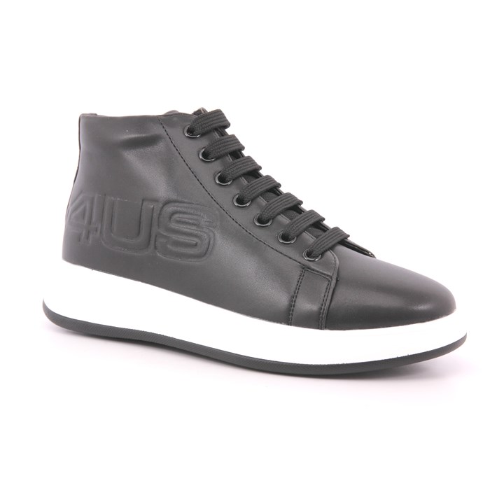 Scarpa Allacciata Paciotti 4us Bambino Nero  Scarpe 28 - 42614A