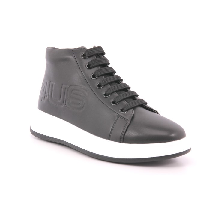 Scarpa Allacciata Paciotti 4us Bambino Nero  Scarpe 28 - 42614A