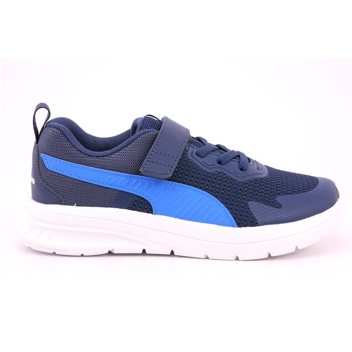 Scarpa Strappi + Elastico Puma Bambino Blu  Scarpe 1217 - 38623909