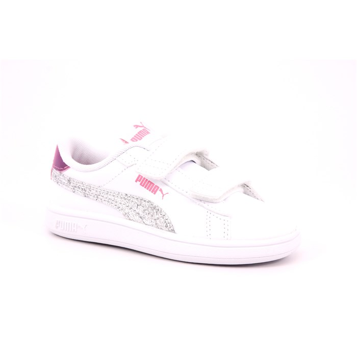 Scarpa Strappi Puma Bambina Bianco  Scarpe 1225 - 39258601