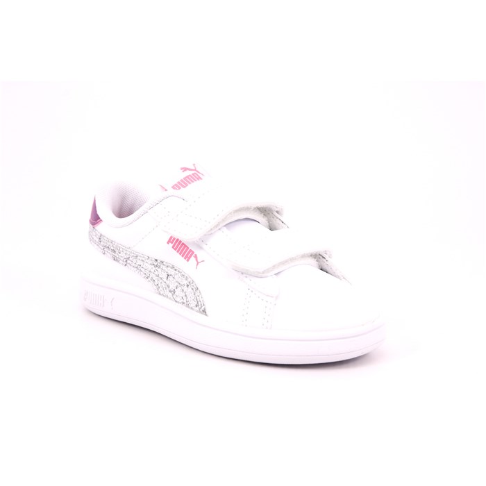 Scarpa Strappi Puma Bambina Bianco  Scarpe 1225 - 39258601