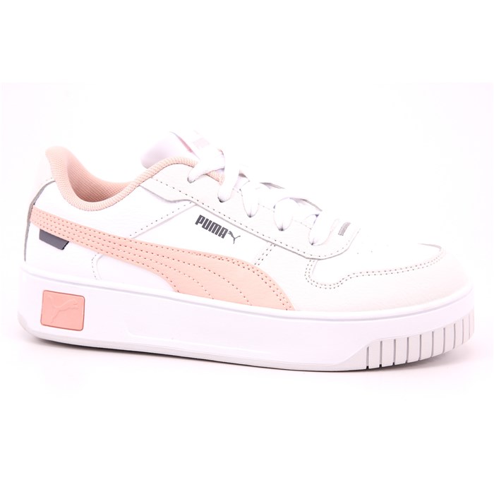 Scarpa Allacciata Puma Bambina Bianco/rosa  Scarpe 1232 - 39384704