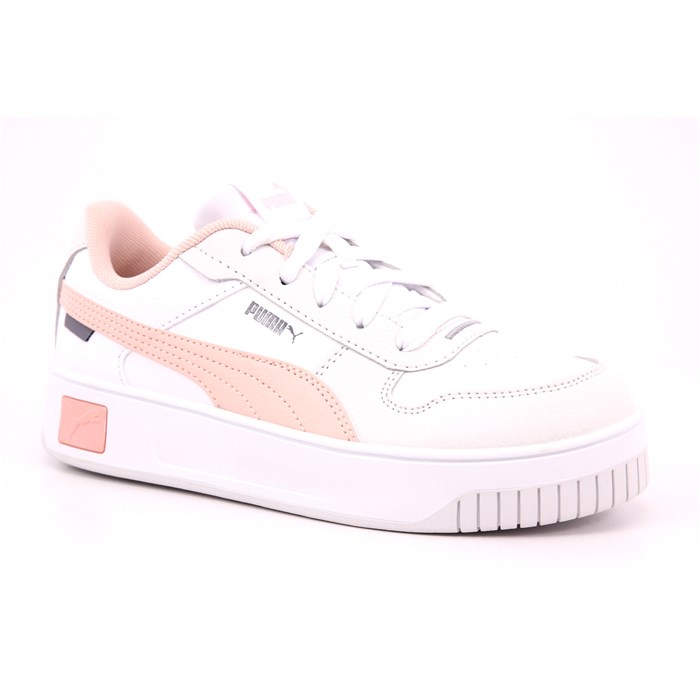 Scarpa Allacciata Puma Bambina Bianco/rosa  Scarpe 1232 - 39384704