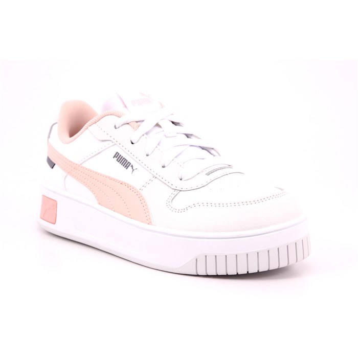 Scarpa Allacciata Puma Bambina Bianco/rosa  Scarpe 1232 - 39384704