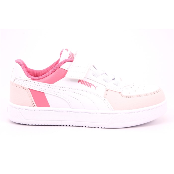 Scarpa Strappi + Elastico Puma Bambina Bianco  Scarpe 1233 - 39446201