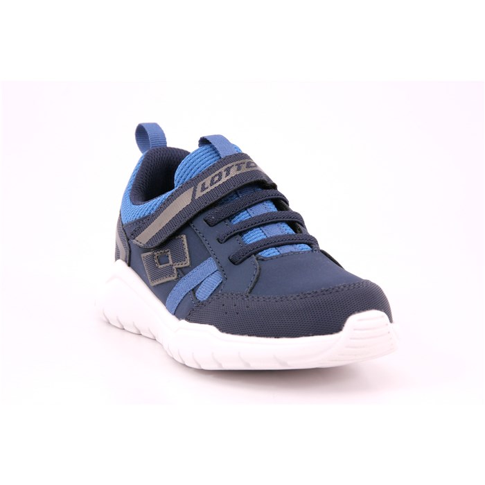 Scarpa Strappi + Elastico Lotto Bambino Blu  Scarpe 279 - 220098