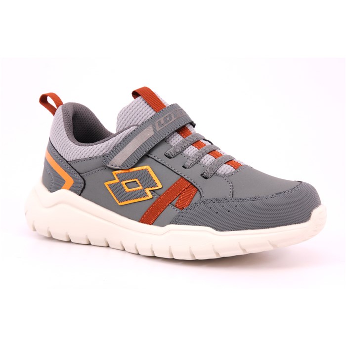 Scarpa Strappi + Elastico Lotto Bambino Grigio  Scarpe 280 - 220098