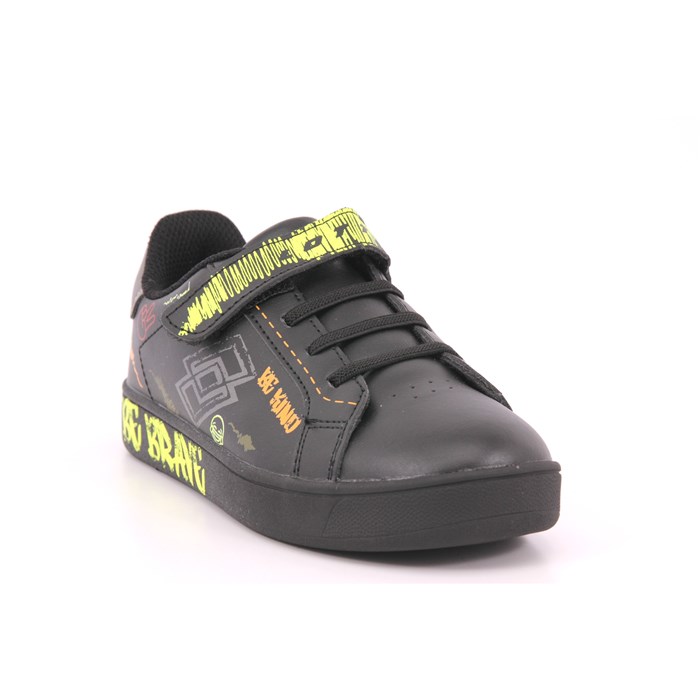 Scarpa Strappi + Elastico Lotto Bambino Nero  Scarpe 281 - 220135