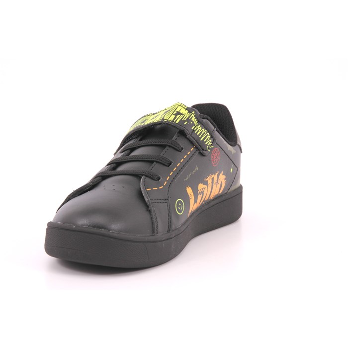 Scarpa Strappi + Elastico Lotto Bambino Nero  Scarpe 281 - 220135