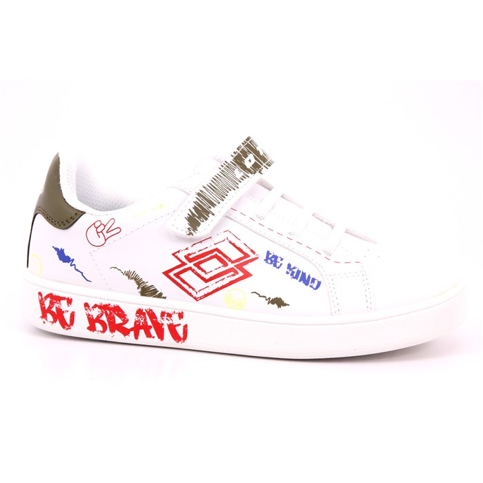 Scarpa Strappi + Elastico Lotto Bambino Bianco  Scarpe 282 - 220135