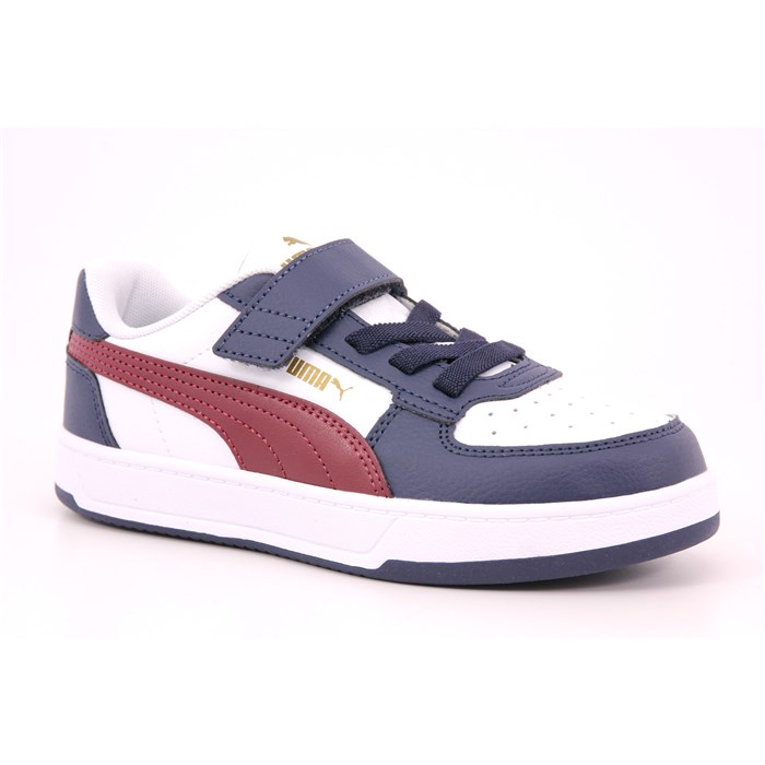 Scarpa Strappi + Elastico Puma Bambino Bianco / Blu  Scarpe 1246 - 39383903