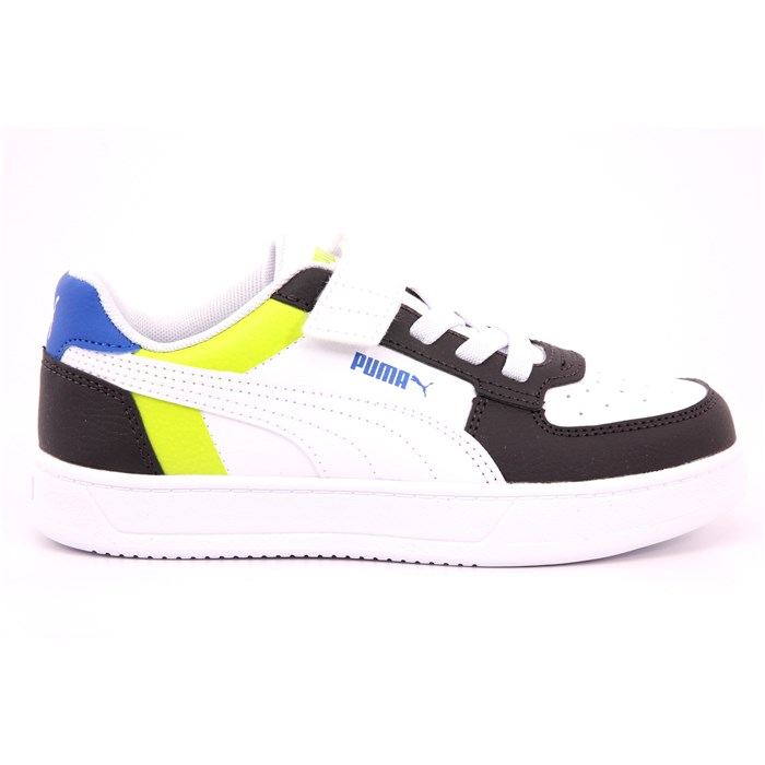 Scarpa Strappi + Elastico Puma Bambino Bianco / Blu  Scarpe 1247 - 39446203