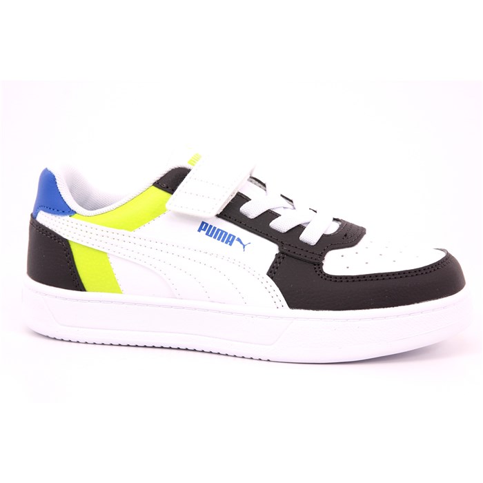 Scarpa Strappi + Elastico Puma Bambino Bianco / Blu  Scarpe 1247 - 39446203