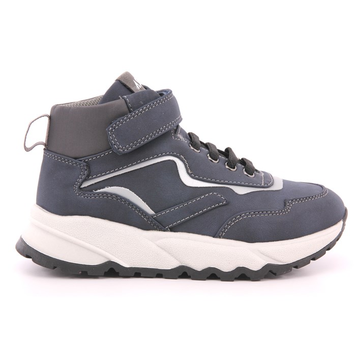 Scarpa Allacciata Asso Bambino Blu  Scarpe 576 - AG15801A