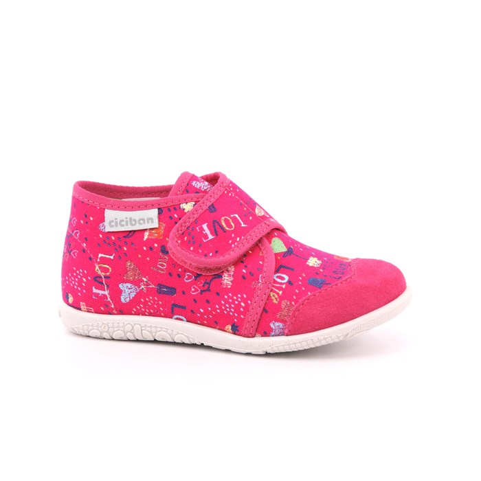 Pantofola Strappi Ciciban Bambino Fuxia  Scarpe 75 - 63450