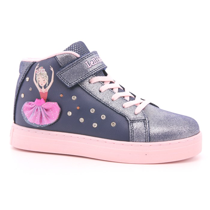 Scarpa Strappi + Elastico Lelli Kelly Bambina Blu  Scarpe 453 - LKAL2286