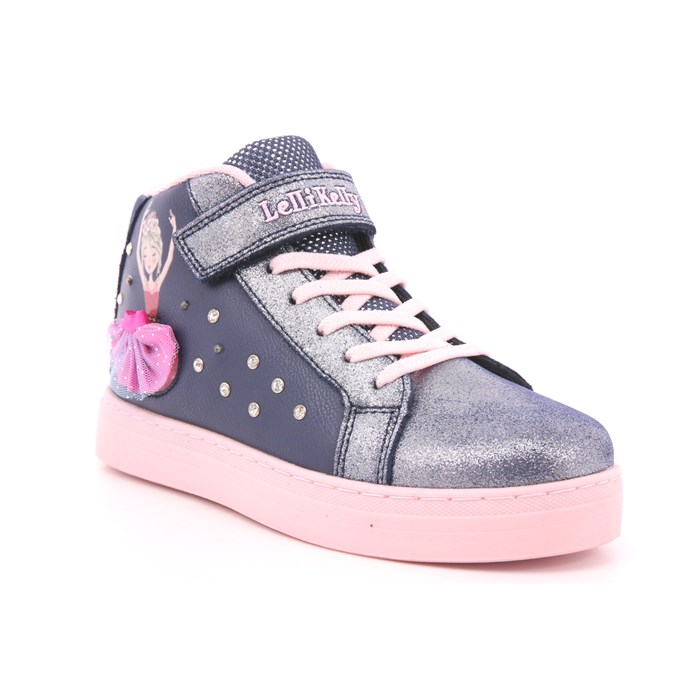 Scarpa Strappi + Elastico Lelli Kelly Bambina Blu  Scarpe 453 - LKAL2286