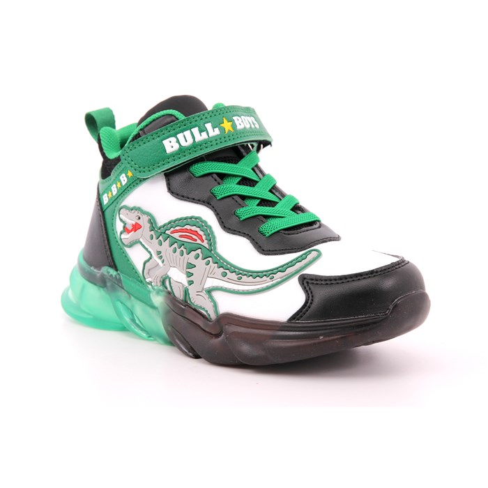 Scarpa Strappi + Elastico Bull Boys Bambino Bianco  Scarpe 35 - DNAL3390