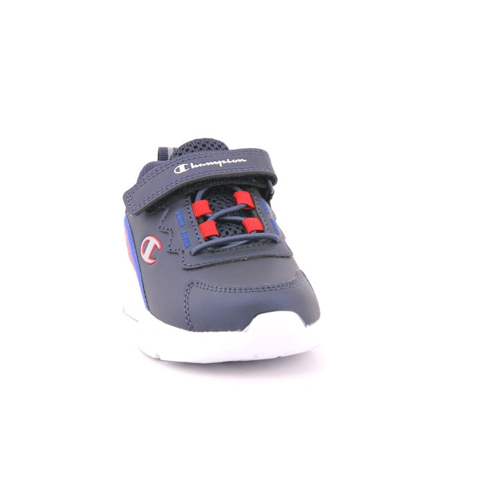 Scarpa Strappi + Elastico Champion Bambino Blu  Scarpe 1017 - S32609